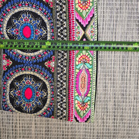 ETHNC Wrap Top Womens Small Colorful Bohemian Boho Bollywood Travel Vacay Kimono - Picture 7 of 9